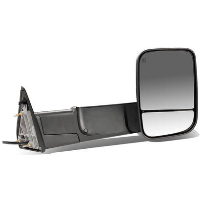 RETROVISORES EXTENDIBLES TOWING MIRROR - 09-16 DODGE RAM 1500 / 10-16 RAM 2500, 3500, 4500, 5500 - RIGHT - POWERED, W/ HEATED - LED SMOKE SIGNAL - BLACK