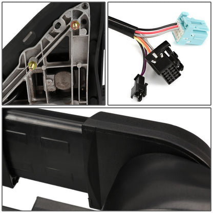 RETROVISORES EXTENDIBLES TOWING MIRROR - 03-06 CHEVY SILVERADO, GMC SIERRA, CHEVY TAHOE, CHEVY SUBURBAN, GMC YUKON, CADILLAC ESCALADE, CHEVY AVALANCHE / 2007 CHEVY SILVERADO CLASSIC, GMC SIERRA CLASSIC - PAIR - POWERED W/ HEATED - LED AMBER SIGNAL -