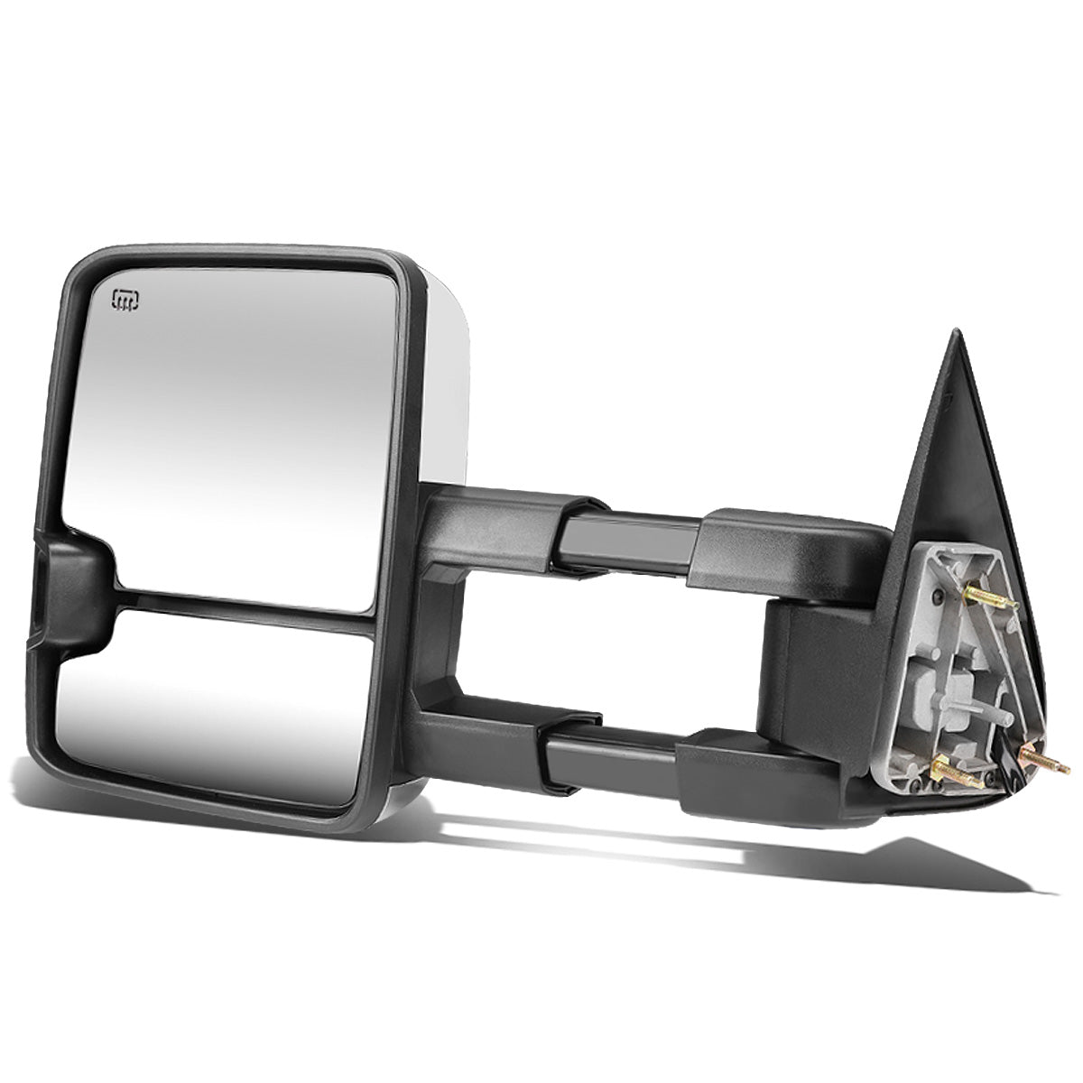 RETROVISORES EXTENDIBLES TOWING MIRROR - 03-06 CHEVY SILVERADO, GMC SIERRA, CHEVY TAHOE, CHEVY SUBURBAN, GMC YUKON, CADILLAC ESCALADE, CHEVY AVALANCHE / 2007 CHEVY SILVERADO CLASSIC, GMC SIERRA CLASSIC - LEFT - POWERED W/ HEATED - LED SMOKE SIGNAL -