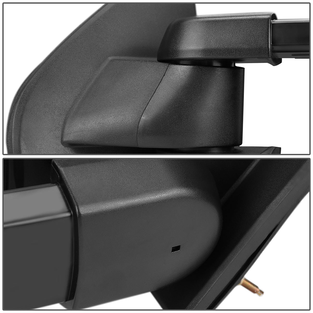 RETROVISORES EXTENDIBLES TOWING MIRROR - 03-06 CHEVY SILVERADO, GMC SIERRA, CHEVY TAHOE, CHEVY SUBURBAN, GMC YUKON, CADILLAC ESCALADE, CHEVY AVALANCHE / 2007 CHEVY SILVERADO CLASSIC, GMC SIERRA CLASSIC - LEFT - POWERED W/ HEATED - LED SMOKE SIGNAL -
