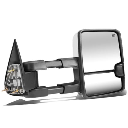 RETROVISORES EXTENDIBLES TOWING MIRROR - 03-06 CHEVY SILVERADO, GMC SIERRA, CHEVY TAHOE, CHEVY SUBURBAN, GMC YUKON, CADILLAC ESCALADE, CHEVY AVALANCHE / 2007 CHEVY SILVERADO CLASSIC, GMC SIERRA CLASSIC - RIGHT - POWERED W/ HEATED - LED SMOKE SIGNAL -