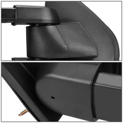 RETROVISORES EXTENDIBLES TOWING MIRROR - 03-06 CHEVY SILVERADO, GMC SIERRA, CHEVY TAHOE, CHEVY SUBURBAN, GMC YUKON, CADILLAC ESCALADE, CHEVY AVALANCHE / 2007 CHEVY SILVERADO CLASSIC, GMC SIERRA CLASSIC - RIGHT - POWERED W/ HEATED - LED SMOKE SIGNAL -