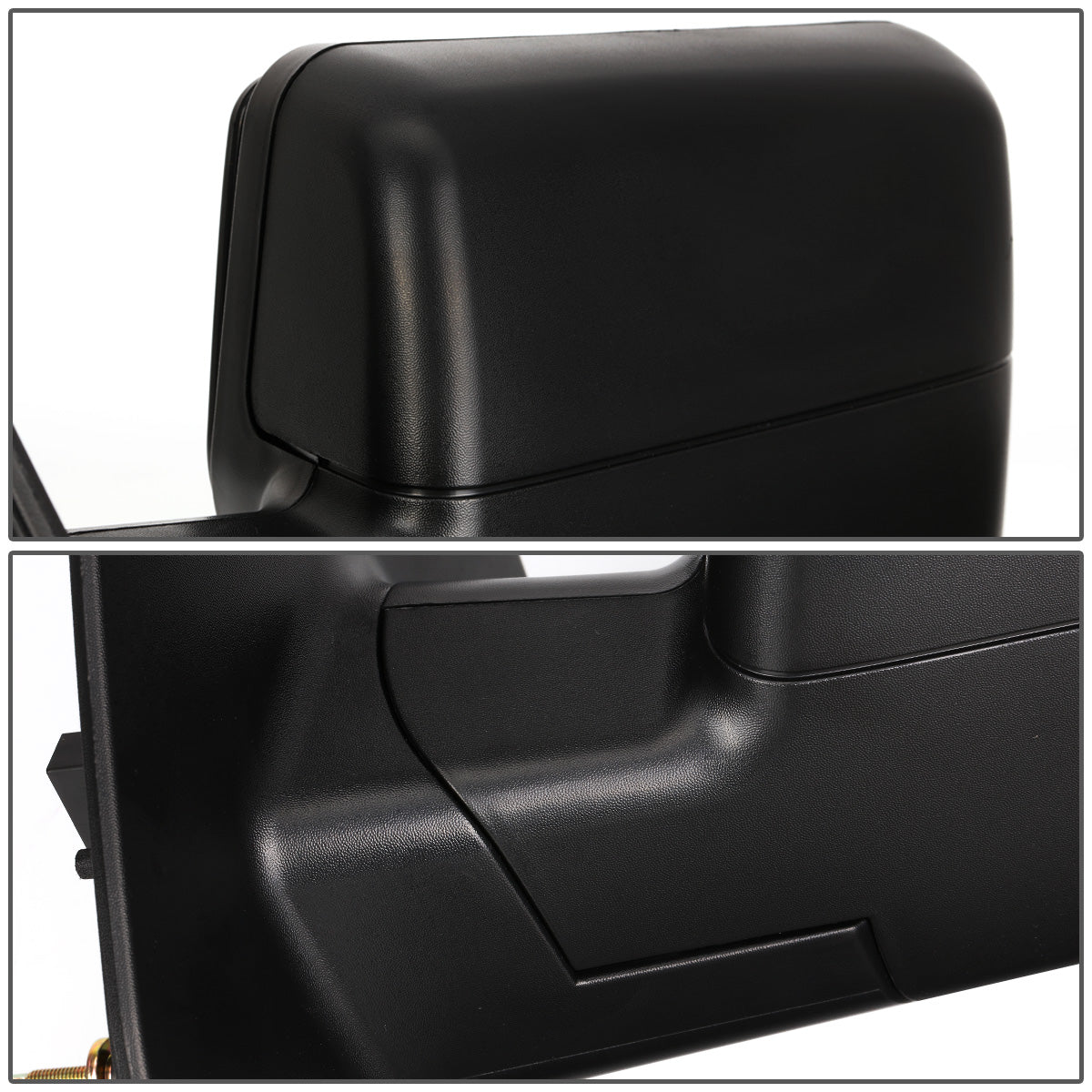 RETROVISORES EXTENDIBLES TOWING MIRROR - 04-14 FORD F-150 - LEFT - POWERED W/ HEATED W/O SIGNAL - BLACK