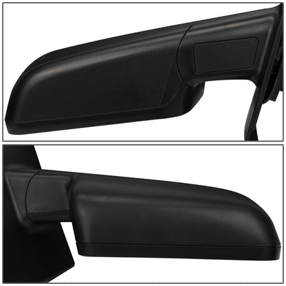 RETROVISORES EXTENDIBLES TOWING MIRROR - 04-14 FORD F-150 - RIGHT - POWERED W/ HEATED W/O SIGNAL - BLACK