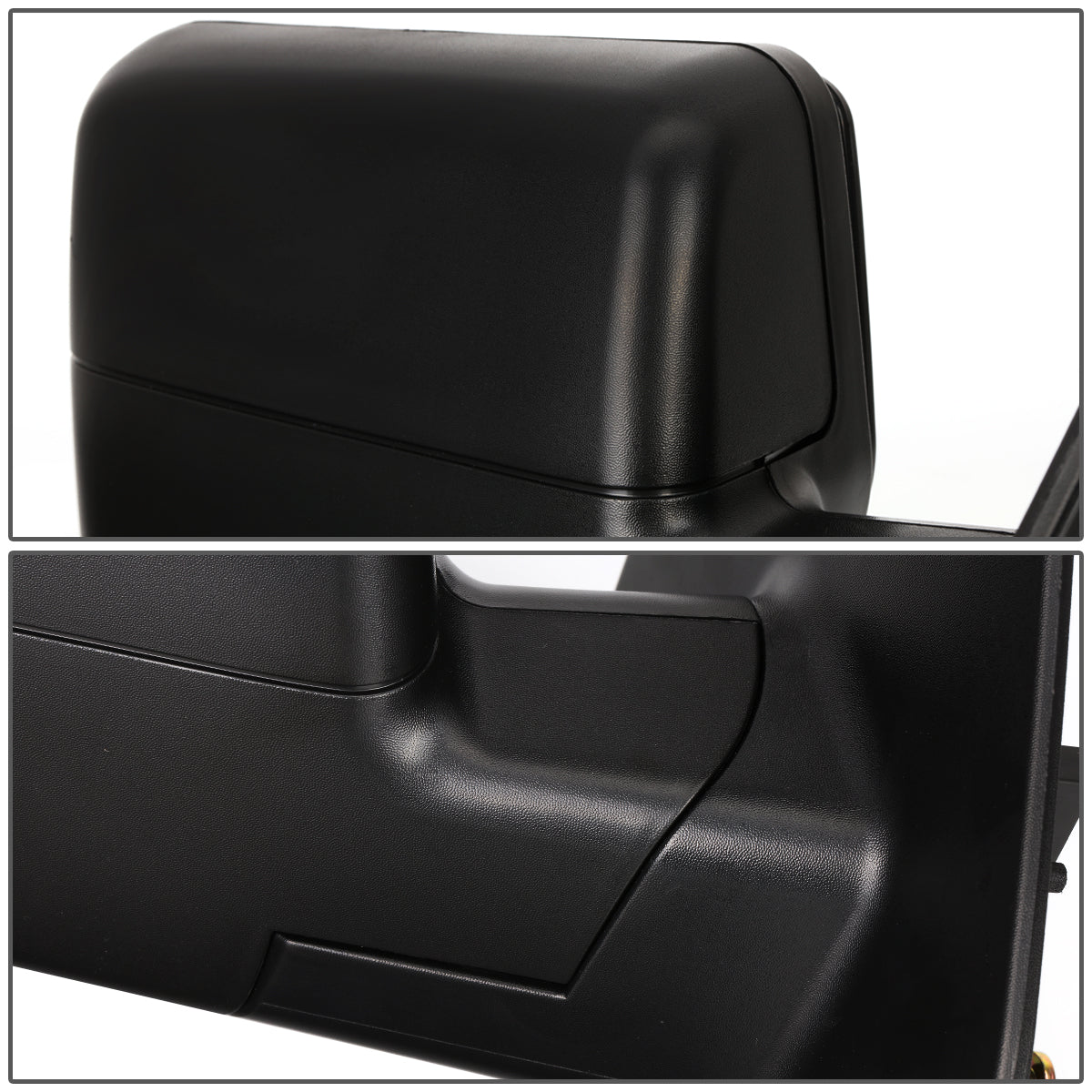 RETROVISORES EXTENDIBLES TOWING MIRROR - 04-14 FORD F-150 - RIGHT - POWERED W/ HEATED W/O SIGNAL - BLACK