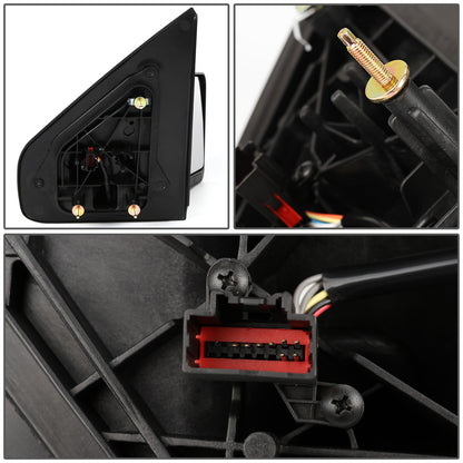 RETROVISORES EXTENDIBLES TOWING MIRROR - 04-06 FORD F-150 - RIGHT - POWERED W/ HEATED - AMBER SIGNAL - BLACK