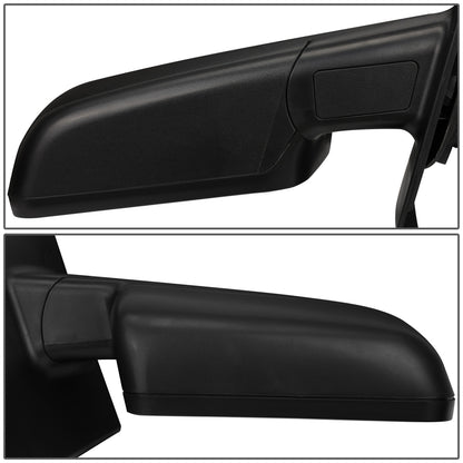 RETROVISORES EXTENDIBLES TOWING MIRROR - 04-14 FORD F-150 - RIGHT - MANUAL W/O HEATED W/O SIGNAL - BLACK
