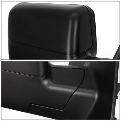RETROVISORES EXTENDIBLES TOWING MIRROR - 04-14 FORD F-150 - RIGHT - MANUAL W/O HEATED W/O SIGNAL - BLACK