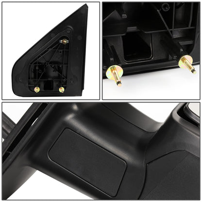 RETROVISORES EXTENDIBLES TOWING MIRROR - 04-14 FORD F-150 - RIGHT - MANUAL W/O HEATED W/O SIGNAL - BLACK