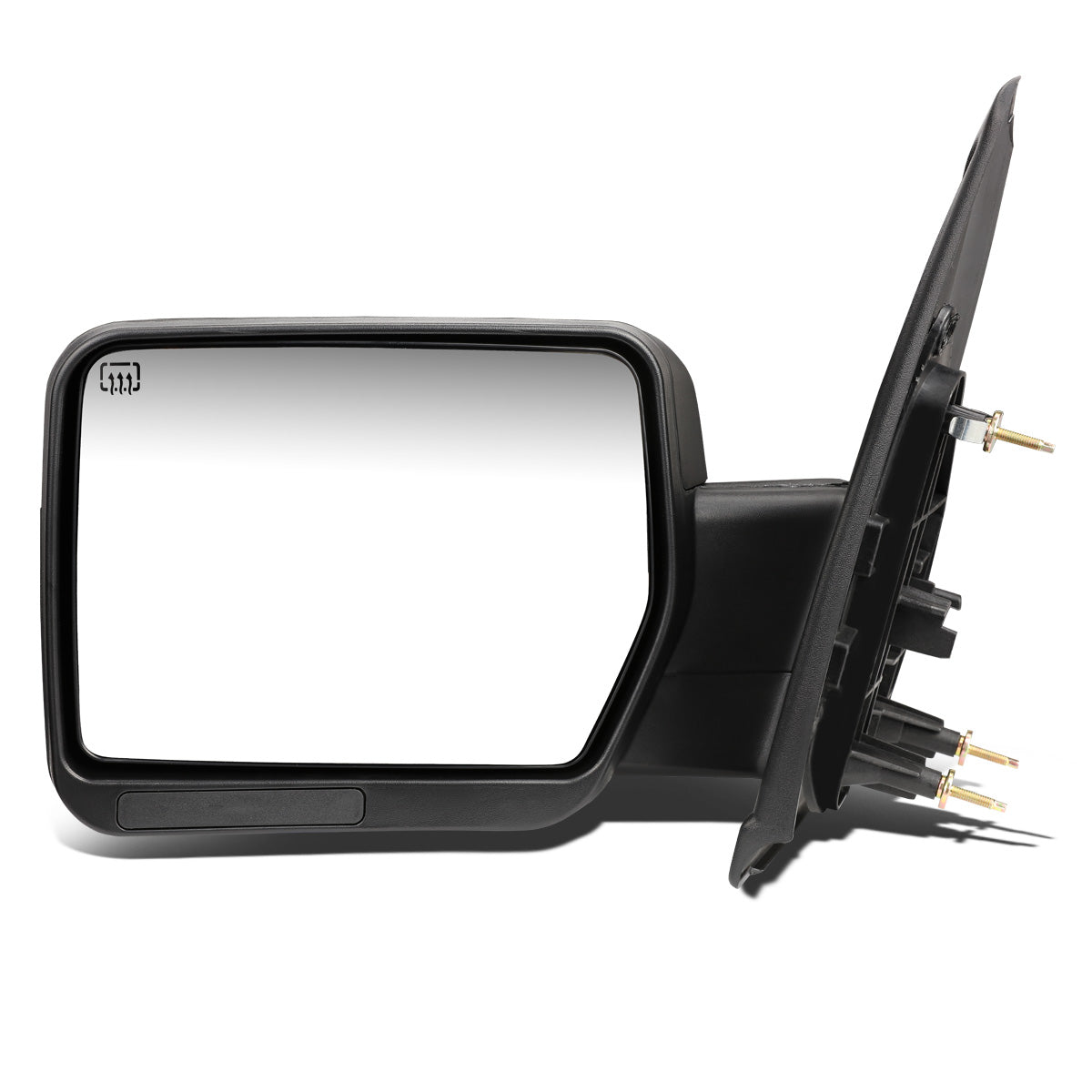 RETROVISORES EXTENDIBLES TOWING MIRROR - 04-14 FORD F-150 - LEFT - POWERED W/ HEATED W/O SIGNAL - BLACK
