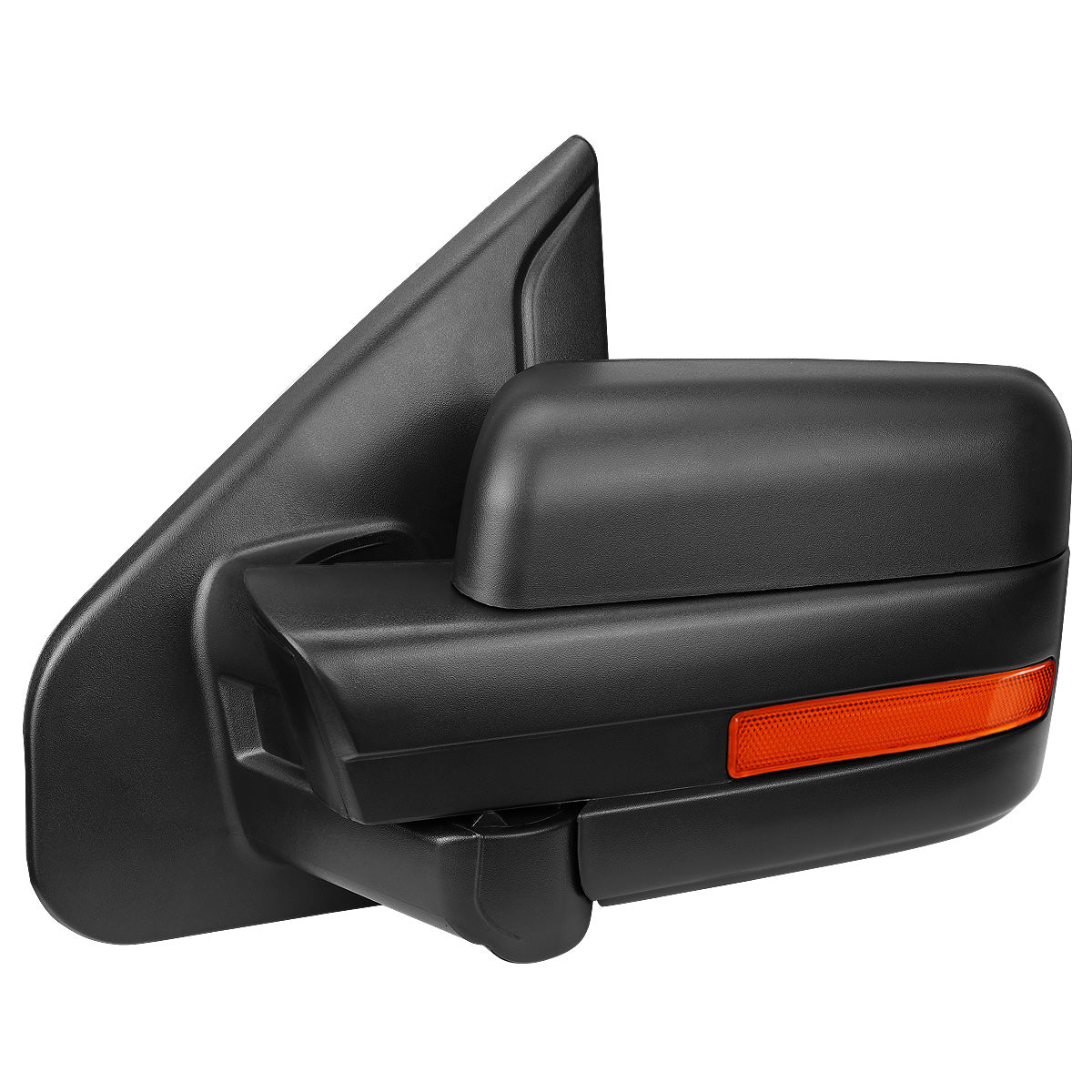 RETROVISORES EXTENDIBLES TOWING MIRROR - 04-14 FORD F-150 - LEFT - POWERED W/ HEATED W/O SIGNAL - BLACK