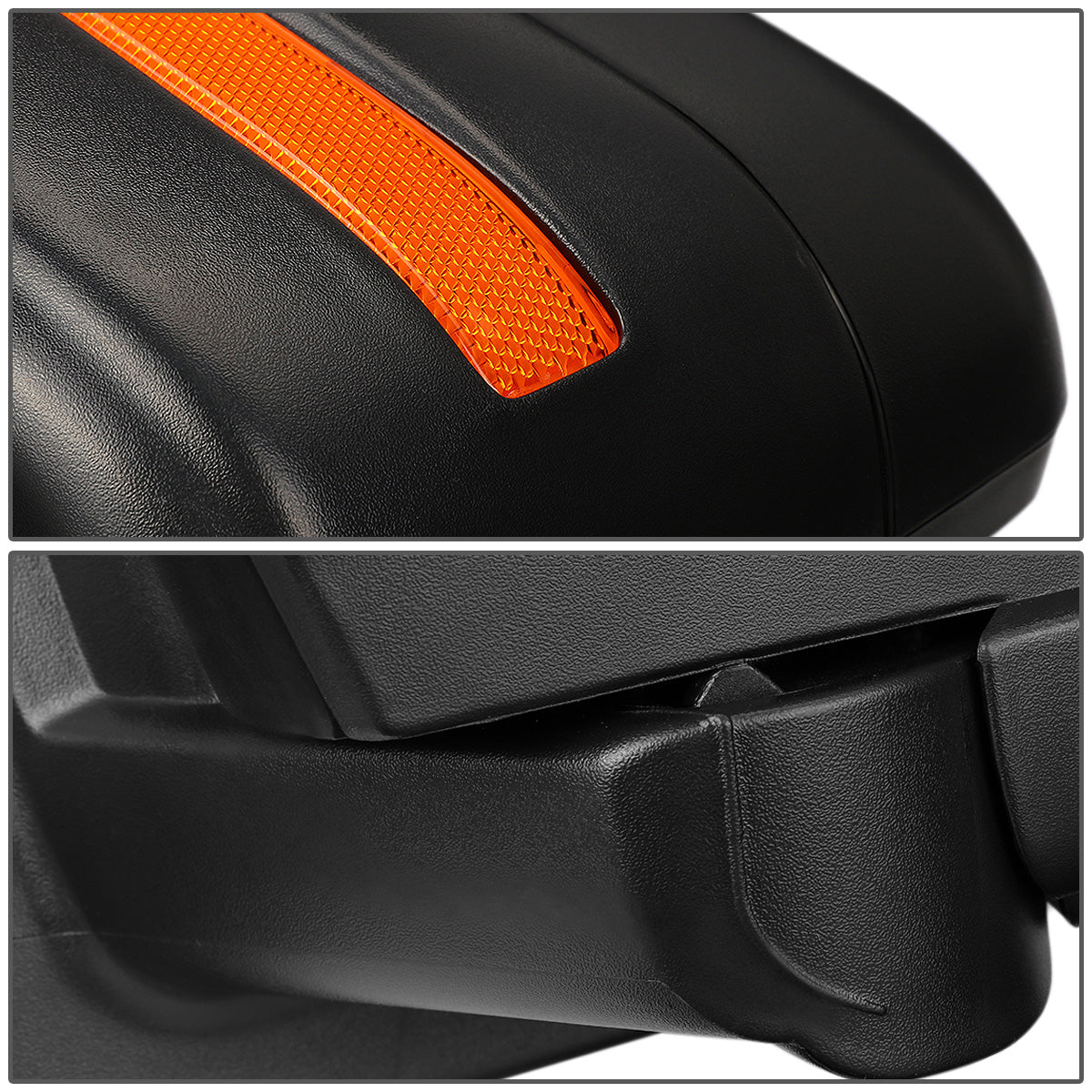 RETROVISORES EXTENDIBLES TOWING MIRROR - 04-14 FORD F-150 - LEFT - POWERED W/ HEATED W/O SIGNAL - BLACK