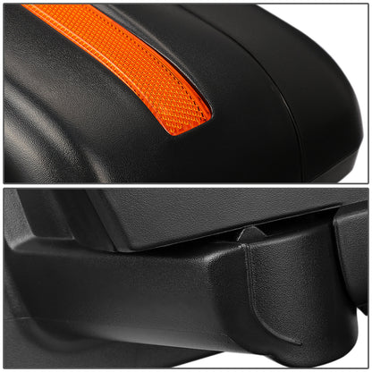 RETROVISORES EXTENDIBLES TOWING MIRROR - 04-14 FORD F-150 - LEFT - POWERED W/ HEATED W/O SIGNAL - BLACK