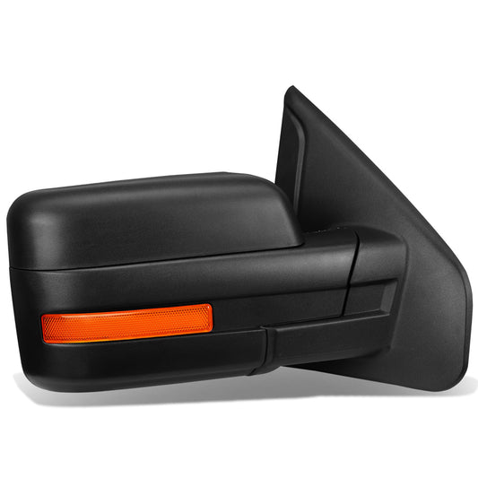 RETROVISORES EXTENDIBLES TOWING MIRROR - 04-14 FORD F-150 - RIGHT - POWERED W/ HEATED W/O SIGNAL - BLACK