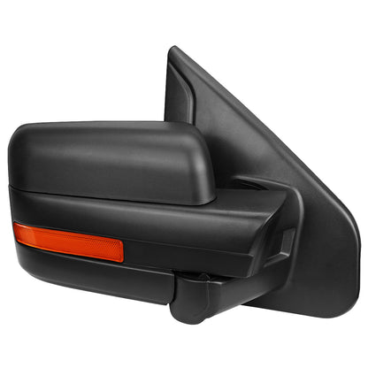 RETROVISORES EXTENDIBLES TOWING MIRROR - 04-14 FORD F-150 - RIGHT - POWERED W/ HEATED W/O SIGNAL - BLACK