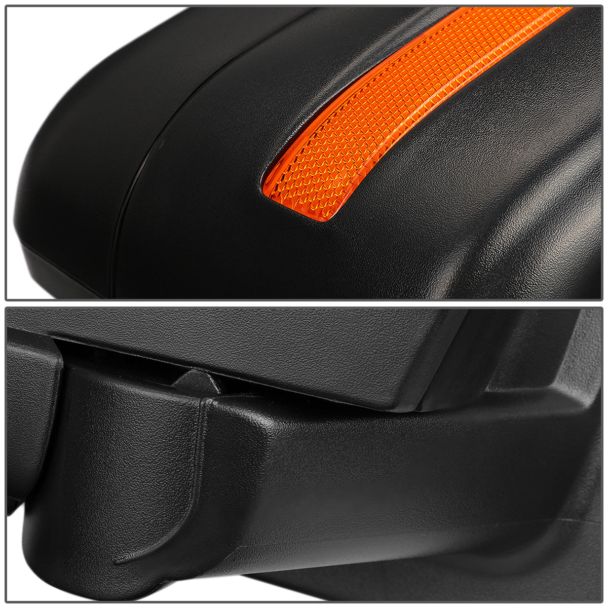 RETROVISORES EXTENDIBLES TOWING MIRROR - 04-14 FORD F-150 - RIGHT - POWERED W/ HEATED W/O SIGNAL - BLACK