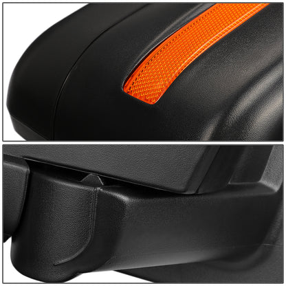 RETROVISORES EXTENDIBLES TOWING MIRROR - 04-14 FORD F-150 - RIGHT - POWERED W/ HEATED W/O SIGNAL - BLACK