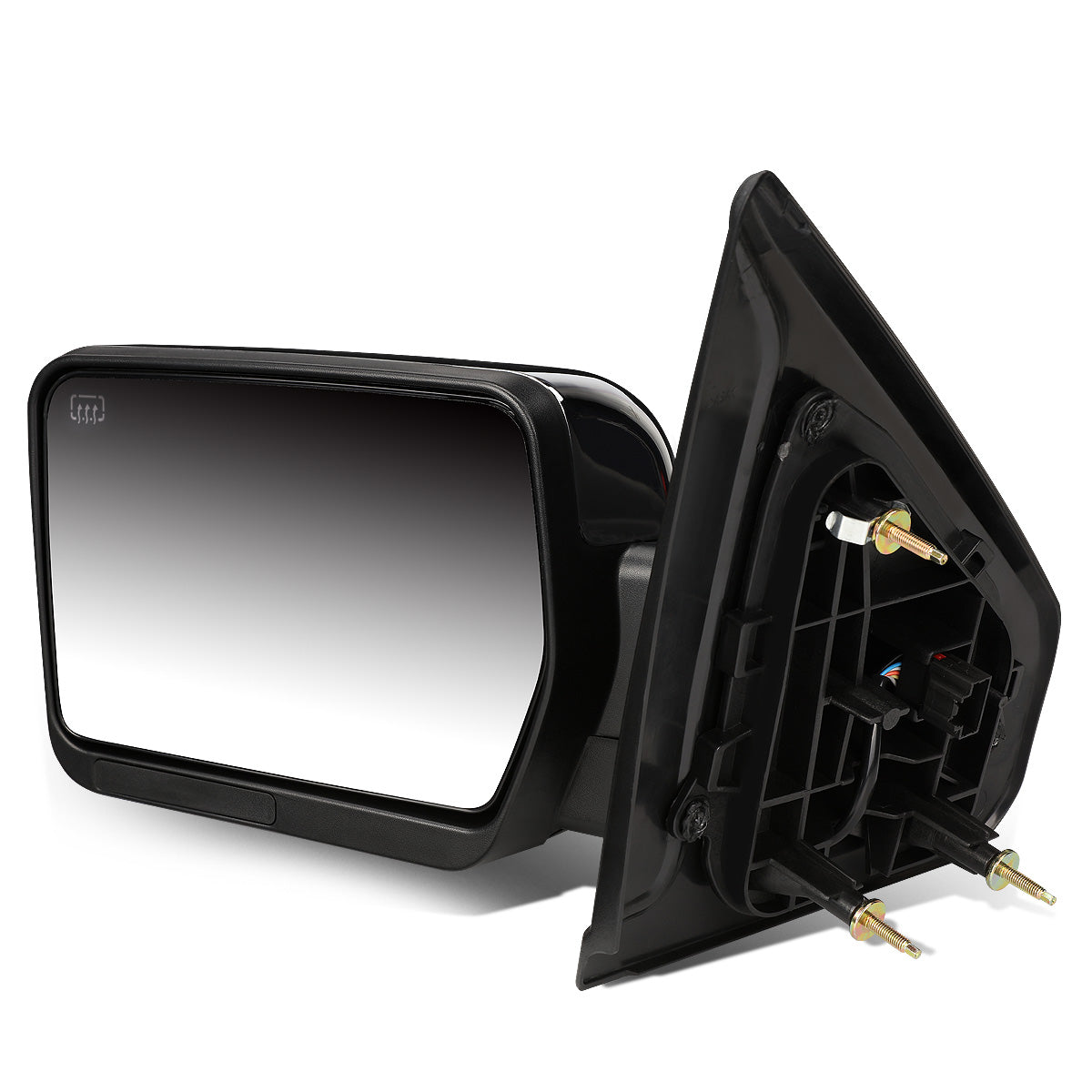 RETROVISORES EXTENDIBLES TOWING MIRROR - 04-14 FORD F-150 - LEFT - POWERED W/ HEATED W/O SIGNAL - CHROME