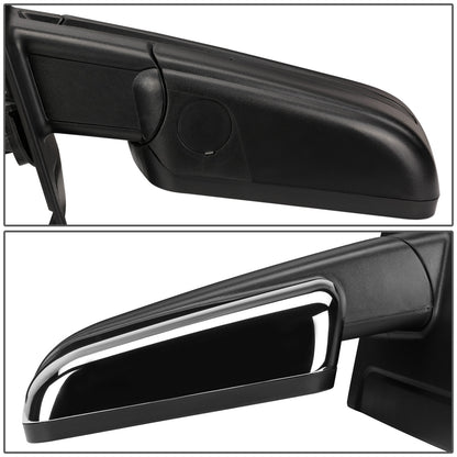 RETROVISORES EXTENDIBLES TOWING MIRROR - 04-14 FORD F-150 - LEFT - POWERED W/ HEATED W/O SIGNAL - CHROME