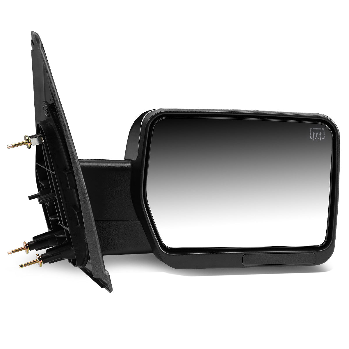 RETROVISORES EXTENDIBLES TOWING MIRROR - 04-14 FORD F-150 - RIGHT - POWERED W/ HEATED W/O SIGNAL - CHROME