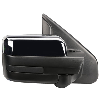 RETROVISORES EXTENDIBLES TOWING MIRROR - 04-14 FORD F-150 - RIGHT - POWERED W/ HEATED W/O SIGNAL - CHROME