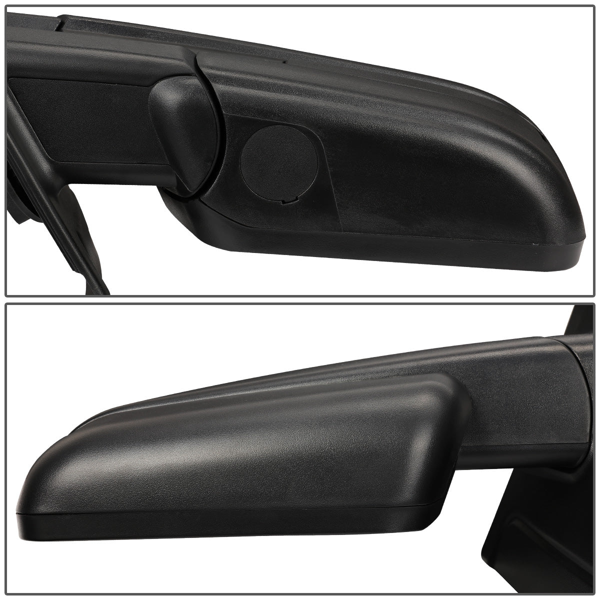 RETROVISORES EXTENDIBLES TOWING MIRROR - 04-14 FORD F-150 - LEFT - MANUAL W/O HEATED W/O SIGNAL - BLACK