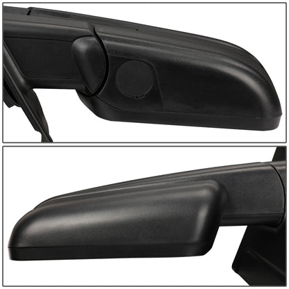 RETROVISORES EXTENDIBLES TOWING MIRROR - 04-14 FORD F-150 - LEFT - MANUAL W/O HEATED W/O SIGNAL - BLACK