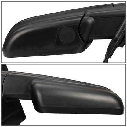 RETROVISORES EXTENDIBLES TOWING MIRROR - 04-14 FORD F-150 - RIGHT - MANUAL W/O HEATED W/O SIGNAL - BLACK