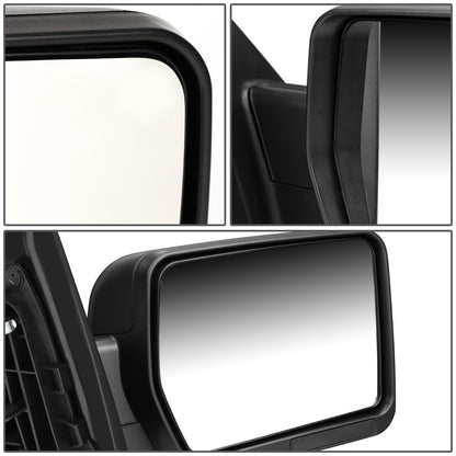 RETROVISORES EXTENDIBLES TOWING MIRROR - 04-14 FORD F-150 - RIGHT - MANUAL W/O HEATED W/O SIGNAL - BLACK