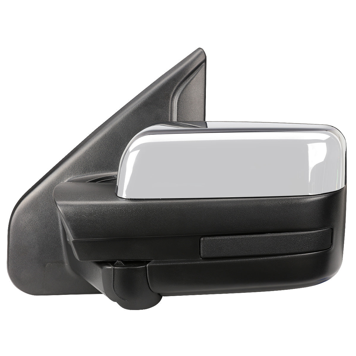 RETROVISORES EXTENDIBLES TOWING MIRROR - 04-14 FORD F-150 - LEFT - MANUAL W/O HEATED W/O SIGNAL - CHROME