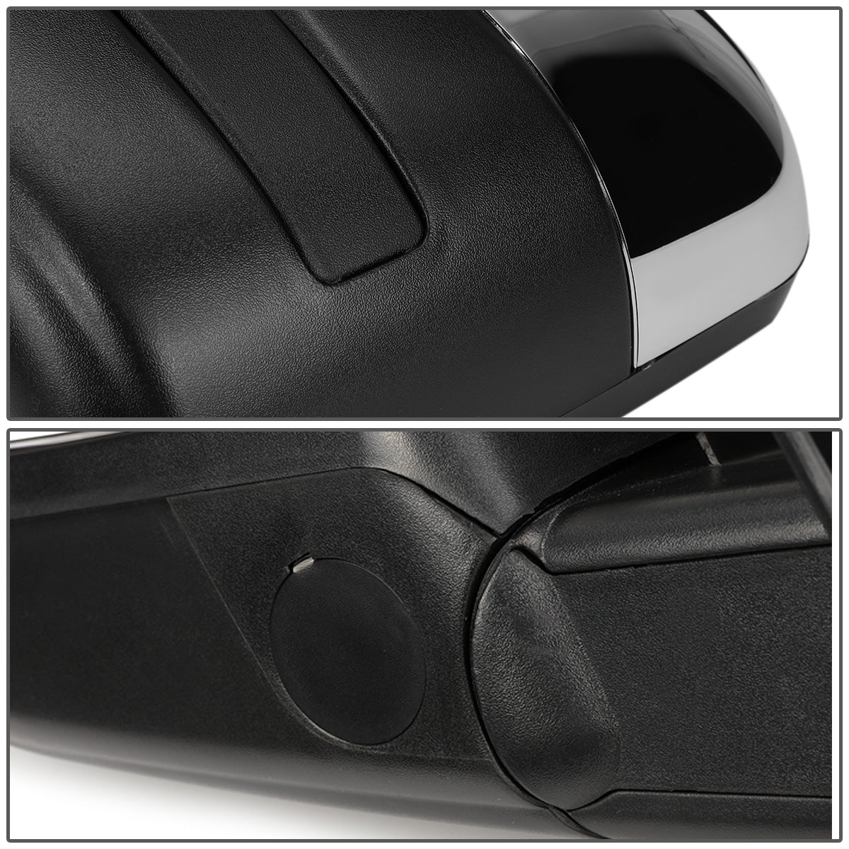 RETROVISORES EXTENDIBLES TOWING MIRROR - 04-14 FORD F-150 - LEFT - MANUAL W/O HEATED W/O SIGNAL - CHROME