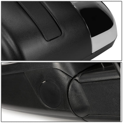 RETROVISORES EXTENDIBLES TOWING MIRROR - 04-14 FORD F-150 - LEFT - MANUAL W/O HEATED W/O SIGNAL - CHROME