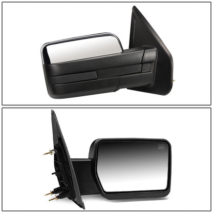 RETROVISORES EXTENDIBLES TOWING MIRROR - 04-14 FORD F-150 - RIGHT - MANUAL W/O HEATED W/O SIGNAL - CHROME