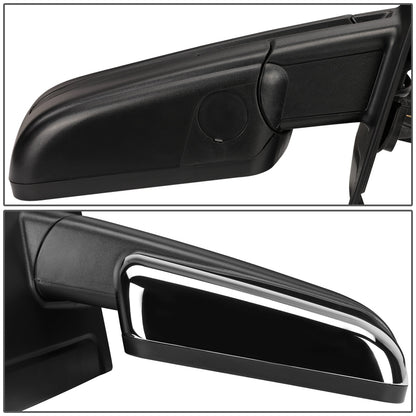 RETROVISORES EXTENDIBLES TOWING MIRROR - 04-14 FORD F-150 - RIGHT - MANUAL W/O HEATED W/O SIGNAL - CHROME
