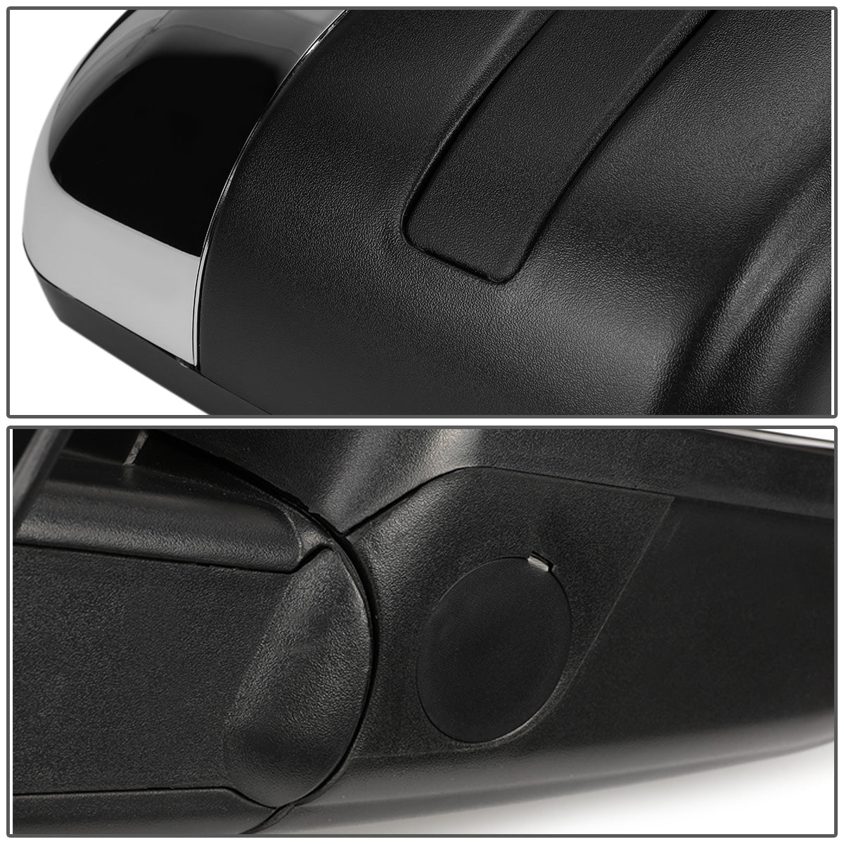 RETROVISORES EXTENDIBLES TOWING MIRROR - 04-14 FORD F-150 - RIGHT - MANUAL W/O HEATED W/O SIGNAL - CHROME