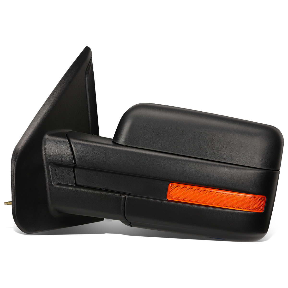 RETROVISORES EXTENDIBLES TOWING MIRROR - 04-14 FORD F-150 - LEFT - MANUAL W/O HEATED - LED AMBER SIGNAL - BLACK