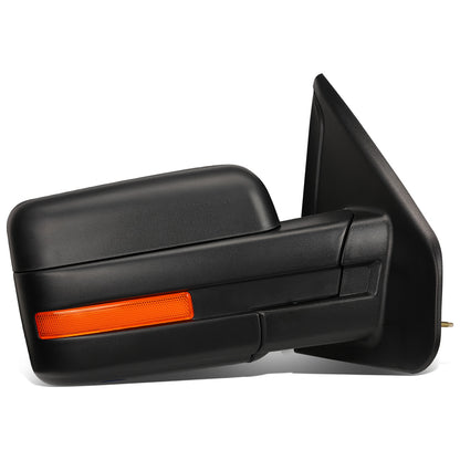RETROVISORES EXTENDIBLES TOWING MIRROR - 04-14 FORD F-150 - RIGHT - MANUAL W/O HEATED - LED AMBER SIGNAL - BLACK