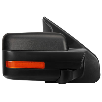 RETROVISORES EXTENDIBLES TOWING MIRROR - 04-14 FORD F-150 - RIGHT - MANUAL W/O HEATED - LED AMBER SIGNAL - BLACK