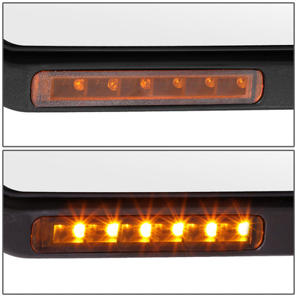 RETROVISORES EXTENDIBLES TOWING MIRROR - 04-14 FORD F-150 - LEFT - MANUAL W/O HEATED - LED AMBER SIGNAL - CHROME