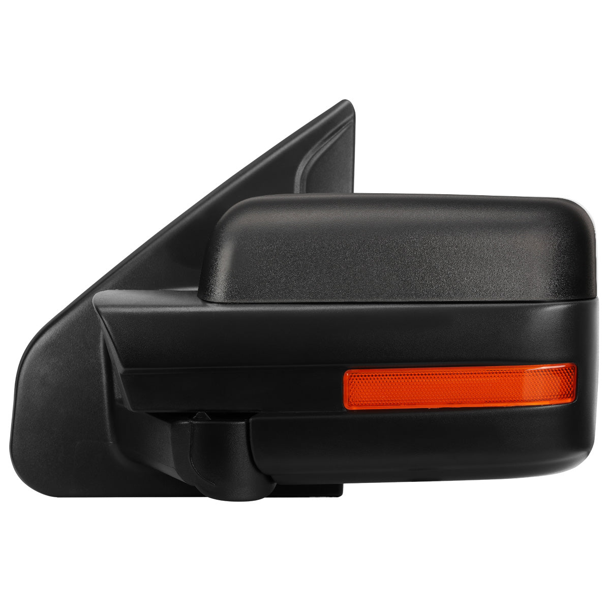 RETROVISORES EXTENDIBLES TOWING MIRROR - 04-14 FORD F-150 - LEFT - POWERED W/ HEATED - AMBER SIGNAL - BLACK