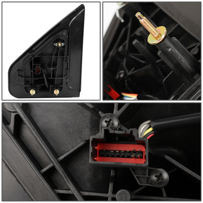 RETROVISORES EXTENDIBLES TOWING MIRROR - 04-14 FORD F-150 - RIGHT - POWERED W/ HEATED - AMBER SIGNAL - BLACK