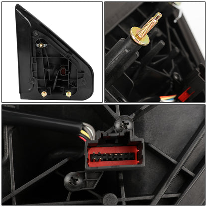 RETROVISORES EXTENDIBLES TOWING MIRROR - 04-14 FORD F-150 - LEFT - POWERED W/ HEATED - AMBER SIGNAL - CHROME