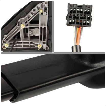 RETROVISORES EXTENDIBLES TOWING MIRROR - 14-18 CHEVY SILVERADO 1500 / 14-20 GMC SIERRA 1500 / 15-20 CHEVY SILVERADO 2500HD, 3500HD, GMC SIERRA 2500HD, 3500HD - PAIR - POWERED W/ HEATED - BLACK - AMBER SIGNAL