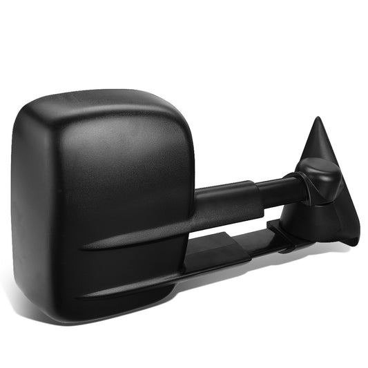 RETROVISORES EXTENDIBLES TOWING MIRROR - 99-02 CHEVY SILVERADO 1500, 2500, 3500, GMC SIERRA 1500, 2500, 3500 / 00-02 CHEVY TAHOE, CHEVY SUBURBAN 1500, 2500, GMC YUKON - RIGHT - POWERED W/ HEATED W/O SIGNAL - BLACK
