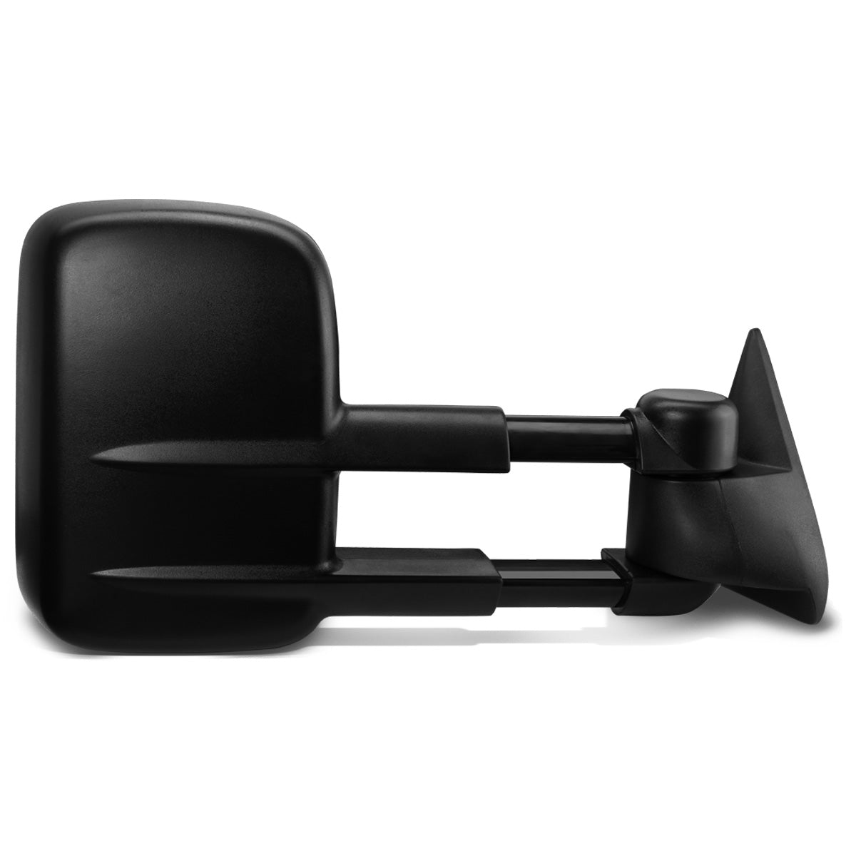 RETROVISORES EXTENDIBLES TOWING MIRROR - 99-02 CHEVY SILVERADO 1500, 2500, 3500, GMC SIERRA 1500, 2500, 3500 / 00-02 CHEVY TAHOE, CHEVY SUBURBAN 1500, 2500, GMC YUKON - RIGHT - POWERED W/ HEATED W/O SIGNAL - BLACK