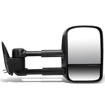 RETROVISORES EXTENDIBLES TOWING MIRROR - 99-02 CHEVY SILVERADO 1500, 2500, 3500, GMC SIERRA 1500, 2500, 3500 / 00-02 CHEVY TAHOE, CHEVY SUBURBAN 1500, 2500, GMC YUKON - RIGHT - POWERED W/ HEATED W/O SIGNAL - BLACK