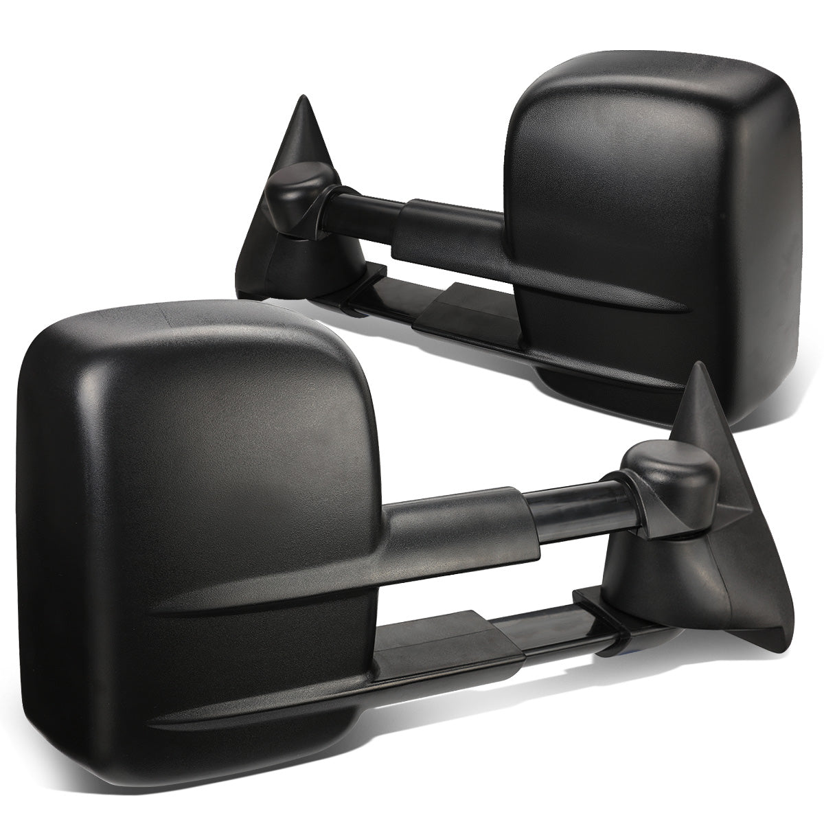 RETROVISORES EXTENDIBLES TOWING MIRROR - 88-98 CHEVY C/K 1500, GMC C/K 1500 / 88-00 CHEVY C/K 2500, K3500 , GMC C/K 2500, K3500 / 88-02 CHEVY C3500, GMC C3500 / 92-99 CHEVY SUBURBAN, GMC YUKON / 95-99 CHEVY TAHOE - PAIR - POWERED W/O HEATED W/O SIGNAL -