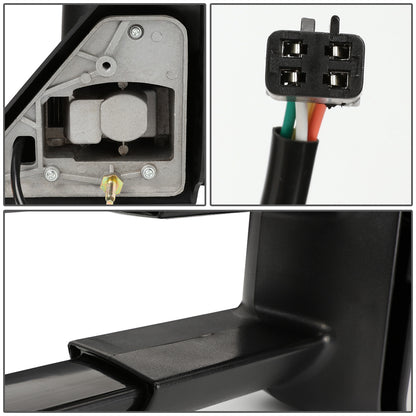 RETROVISORES EXTENDIBLES TOWING MIRROR - 88-98 CHEVY C/K 1500, GMC C/K 1500 / 88-00 CHEVY C/K 2500, K3500 , GMC C/K 2500, K3500 / 88-02 CHEVY C3500, GMC C3500 / 92-99 CHEVY SUBURBAN, GMC YUKON / 95-99 CHEVY TAHOE - PAIR - POWERED W/O HEATED W/O SIGNAL -