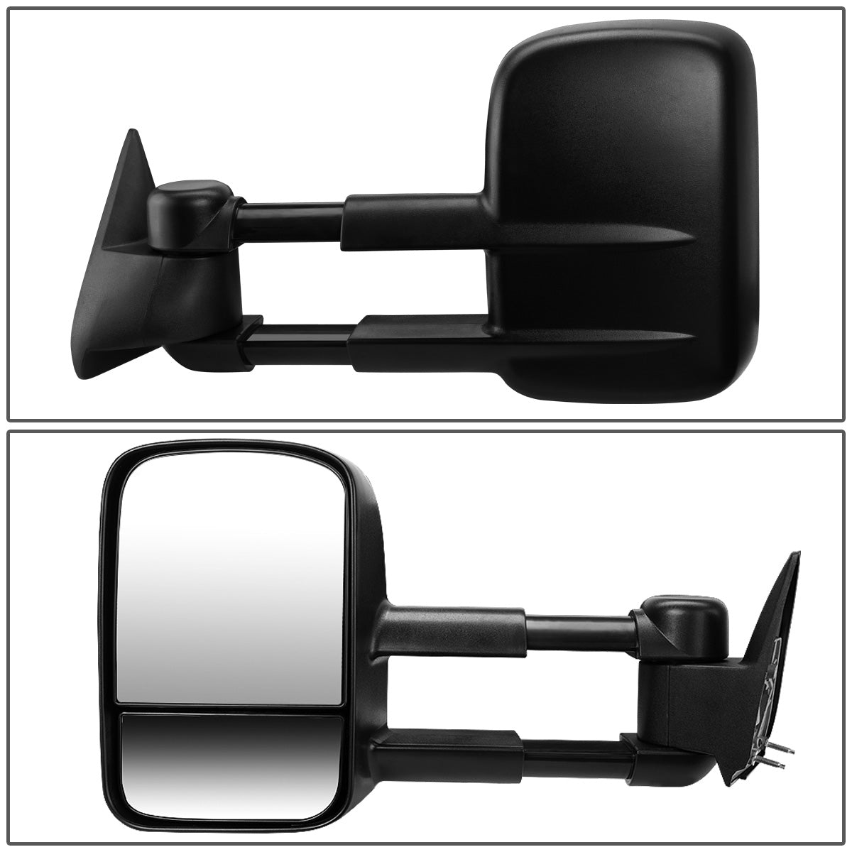 RETROVISORES EXTENDIBLES TOWING MIRROR - 88-98 CHEVY C/K 1500, GMC C/K 1500 / 88-00 CHEVY C/K 2500, K3500 , GMC C/K 2500, K3500 / 88-02 CHEVY C3500, GMC C3500 / 92-99 CHEVY SUBURBAN, GMC YUKON / 95-99 CHEVY TAHOE - LEFT - POWERED W/O HEATED W/O SIGNAL -