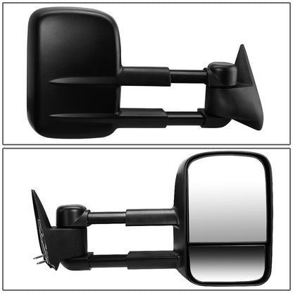RETROVISORES EXTENDIBLES TOWING MIRROR - 88-98 CHEVY C/K 1500, GMC C/K 1500 / 88-00 CHEVY C/K 2500, K3500 , GMC C/K 2500, K3500 / 88-02 CHEVY C3500, GMC C3500 / 92-99 CHEVY SUBURBAN, GMC YUKON / 95-99 CHEVY TAHOE - RIGHT - POWERED W/O HEATED W/O SIGNAL -